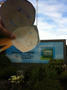 We checked out the Comox International Airport (call sign YQQ).