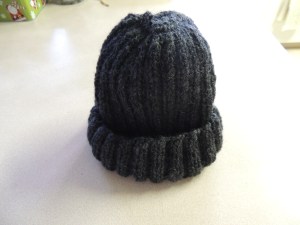 My first toque, Sandoval Hat Pattern (http://www.ravelry.com/patterns/library/sandoval-hat), a challenge accepted a completed for Chris M., husband of my good friend Charmead.