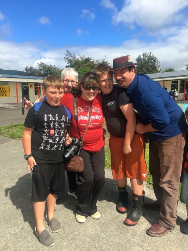Visiting Kapiti Primary School